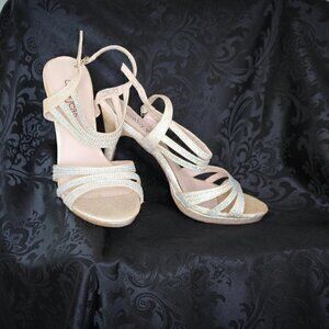 Cathy Jones shoes Sparkle Heals size 9